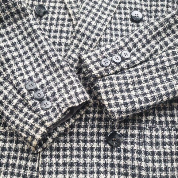 Vintage 'Tweed' Blazer Women's 6 Black & White Liz Claiborne Collection - Picture 6 of 11